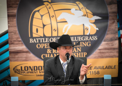 Aaron Walker Auctioneer Kentucky Auctioneers Association Battle of the Bluegrass