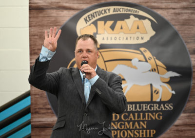 Andrew Wagner Auctioneer Kentucky Auctioneers Association Battle of the Bluegrass