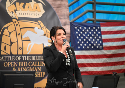 Angie Meier Auctioneer Kentucky Auctioneers Association Battle of the Bluegrass