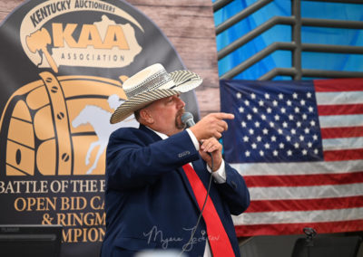 Brian McDaniel Auctioneer Kentucky Auctioneers Association Battle of the Bluegrass