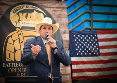 Cody Shelley Texas Auctioneer Kentucky Auctioneers Association Battle of the Bluegrass