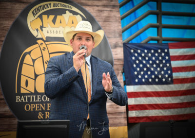 Cody Shelley Texas Auctioneer Kentucky Auctioneers Association Battle of the Bluegrass