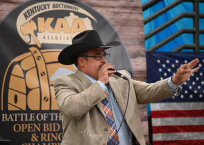 Michael Imbrogno Auctioneer Kentucky Auctioneers Association Battle of the Bluegrass