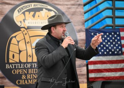 Shaun Logsdon Auctioneer Kentucky Auctioneers Association Battle of the Bluegrass