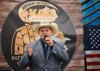 Tyler Mounce Auctioneer Kentucky Auctioneers Association Battle of the Bluegrass