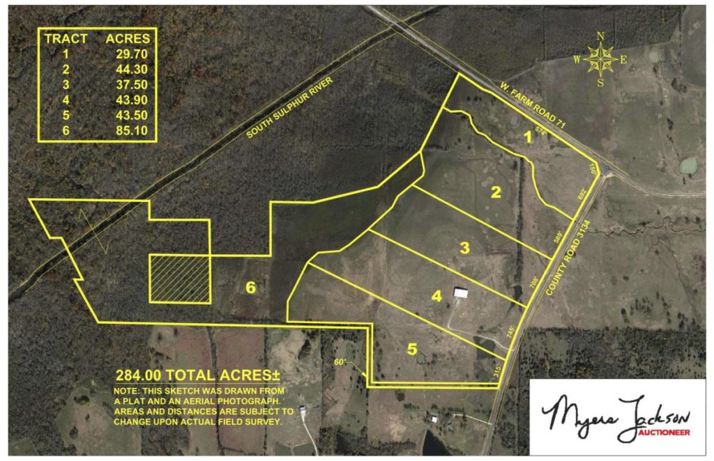 Place Bids for Texas Land and Ranch Property Near Dallas Texas