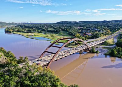 Pennybacker Bridge - Austin TX - Austin Skyline