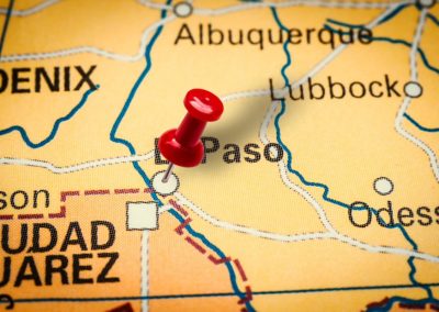 El Paso city in West Texas