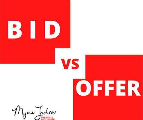 Bid VS Offer, Whats the difference in a bid or offer