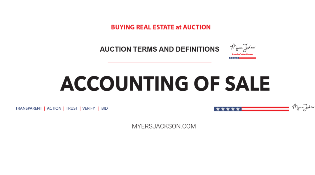 Accounting of Sale