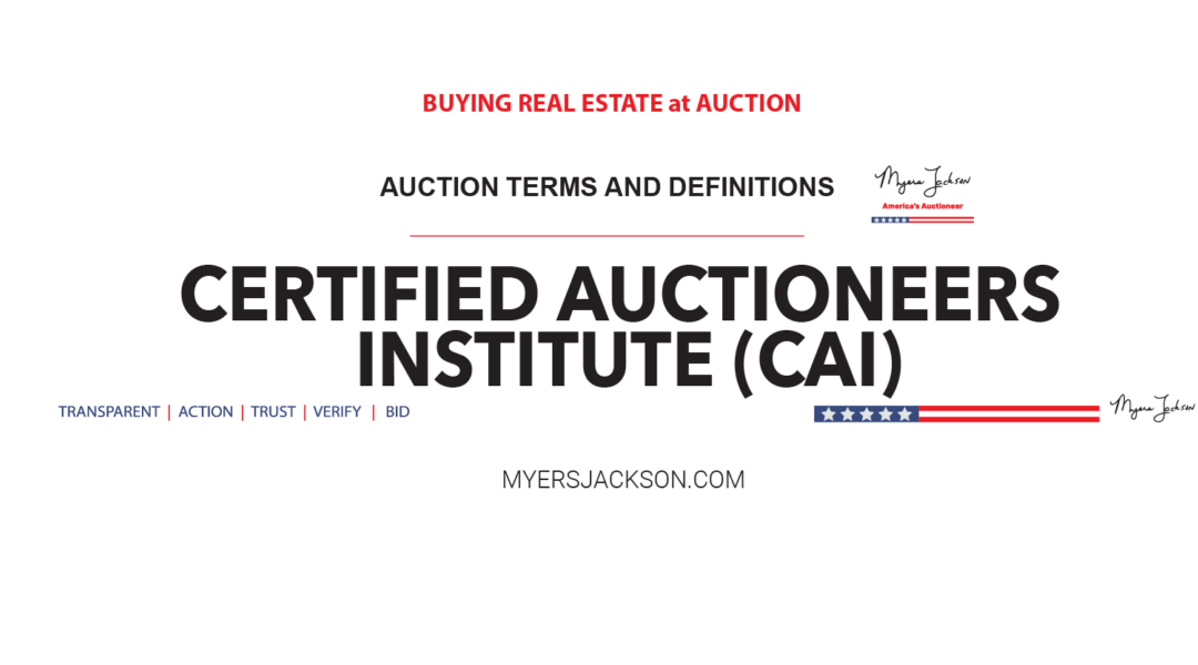 Certified Auctioneers Institute (CAI)