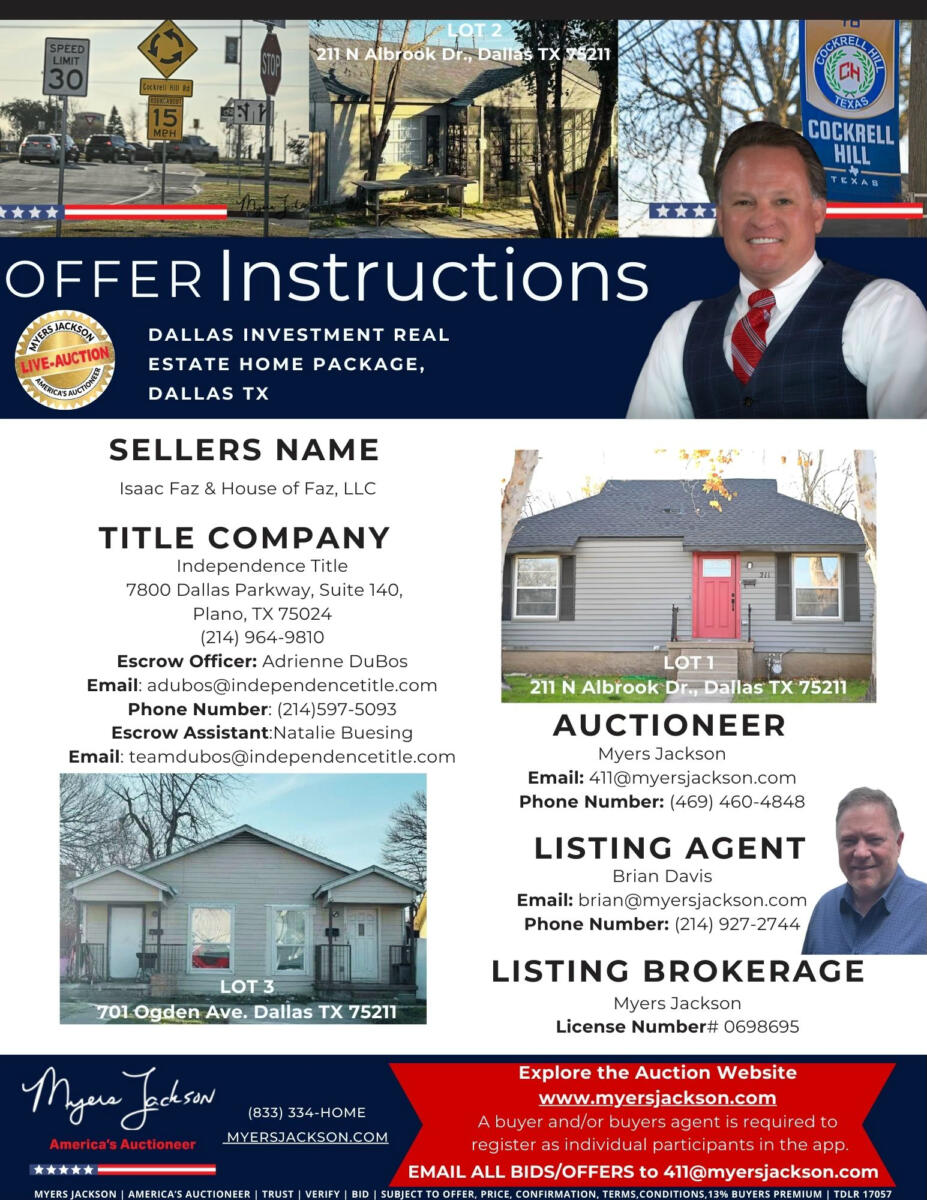 Dallas Investment Property Auction 
