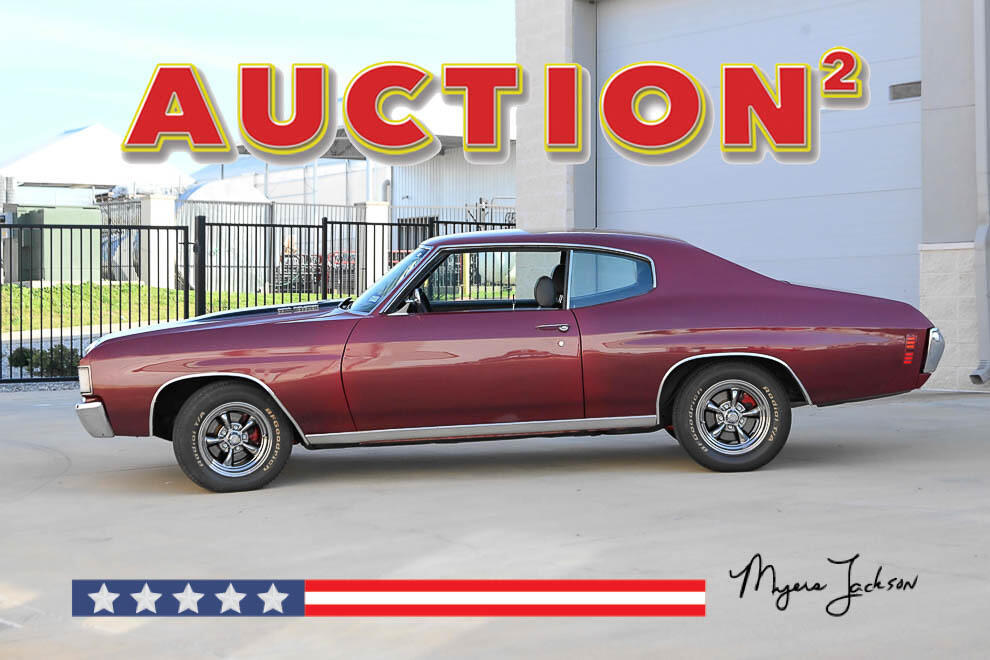 texas classic car auction, 1972 Chevy Chevelle, Off frame restoration