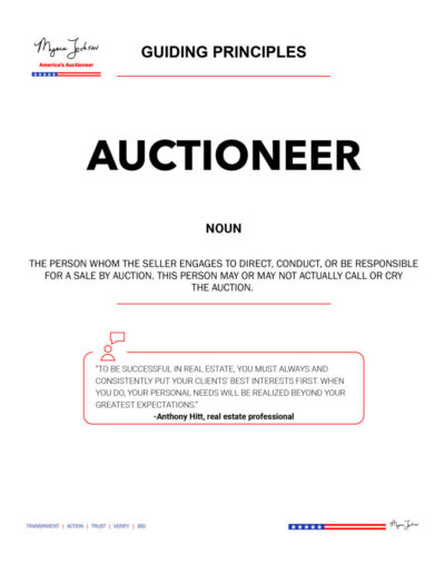 Auctioneer Reserve Bid Live Sales and Offers