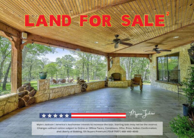 5 acre Collinsville texas ranch home auction