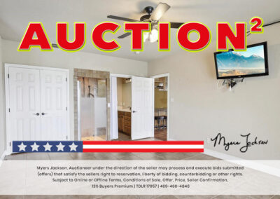 6305 Carnegie Ct Cleburne TX Golf Course Home for Sale at Auction with overlaid text Auction