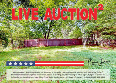 Yard View Shreveport LA House for Sale at Auction