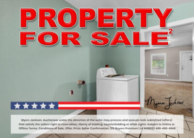 Laundry Room view Shreveport LA House for Sale at Auction with phrase Property for Sale overlaid