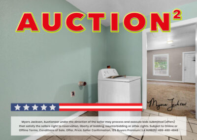 Laundry Room view Shreveport LA House for Sale at Auction