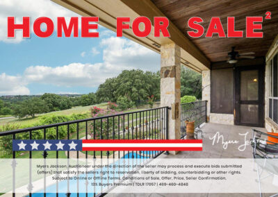 6305 Carnegie Ct Cleburne TX Golf Course Home for Sale at Auction with overlaid text Home for Sale