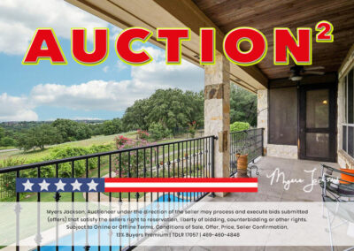 6305 Carnegie Ct Cleburne TX Golf Course Home for Sale at Auction with overlaid text Auction