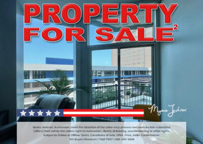 500 Throckmorton St Unit #606, Fort Worth TX Luxury Condo for Sale at Auction with overlaid phrase Property for Sale