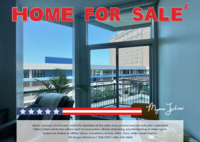 500 Throckmorton St Unit #606, Fort Worth TX Luxury Condo for Sale at Auction with overlaid phrase Home for sale