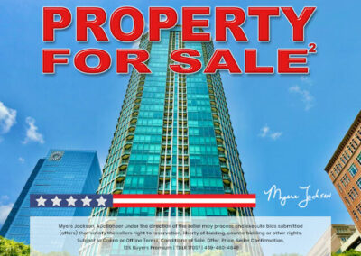 500 Throckmorton St Unit #606, Fort Worth TX Luxury Condo for Sale at Auction with overlaid phrase Property for Sale