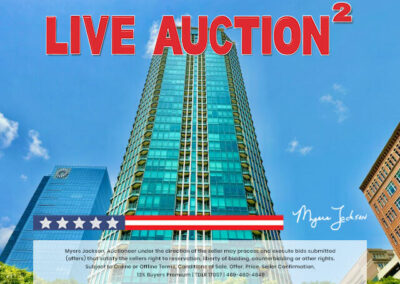 500 Throckmorton St Unit #606, Fort Worth TX Luxury Condo for Sale at Auction with overlaid phrase Live Auction