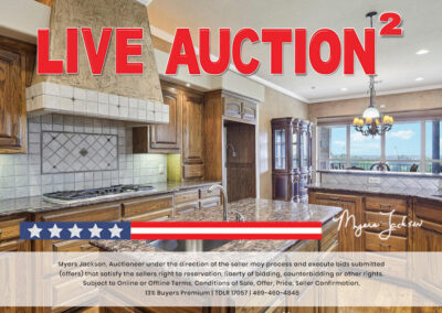 6305 Carnegie Ct Cleburne TX Golf Course Home for Sale at Auction with overlaid text Live Auction