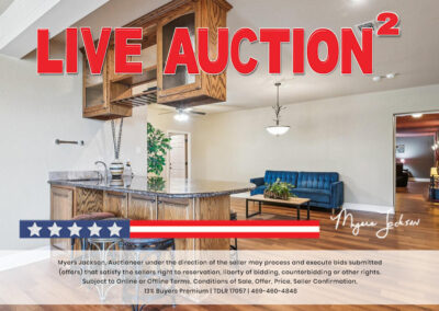 6305 Carnegie Ct Cleburne TX Golf Course Home for Sale at Auction with overlaid text Live Auction