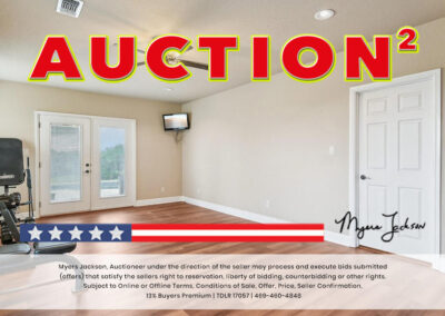 6305 Carnegie Ct Cleburne TX Golf Course Home for Sale at Auction with overlaid text Auction