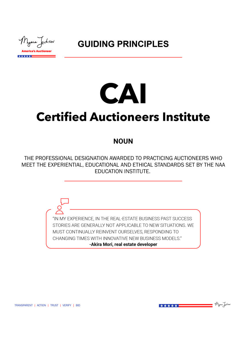 Certified Auctioneers Institute