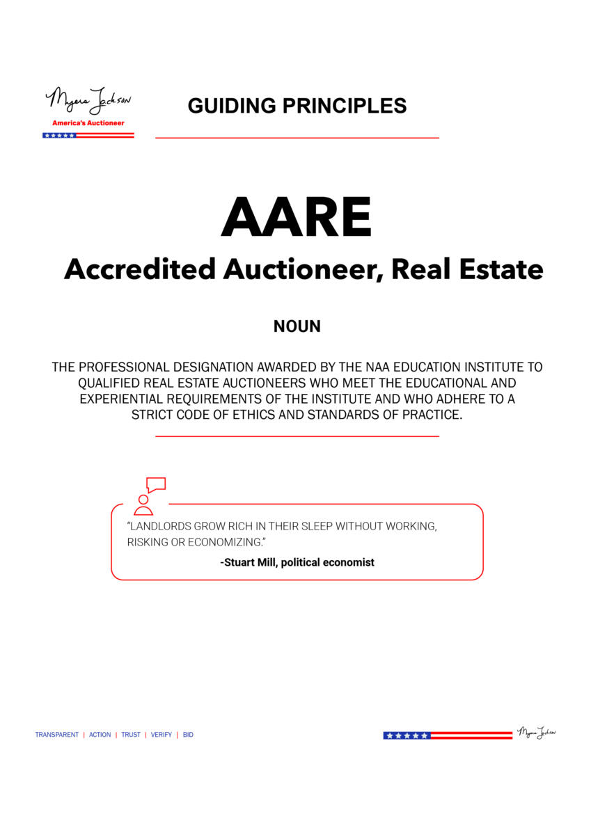 Accredited Auctioneer Real Estate