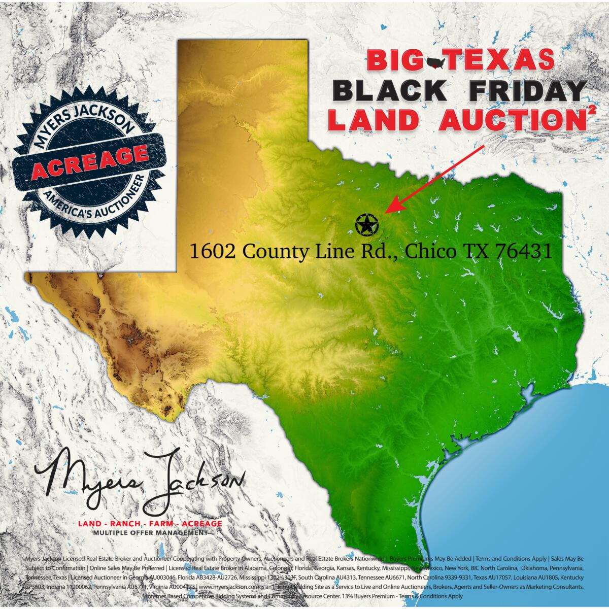 Chico Texas Land Auction