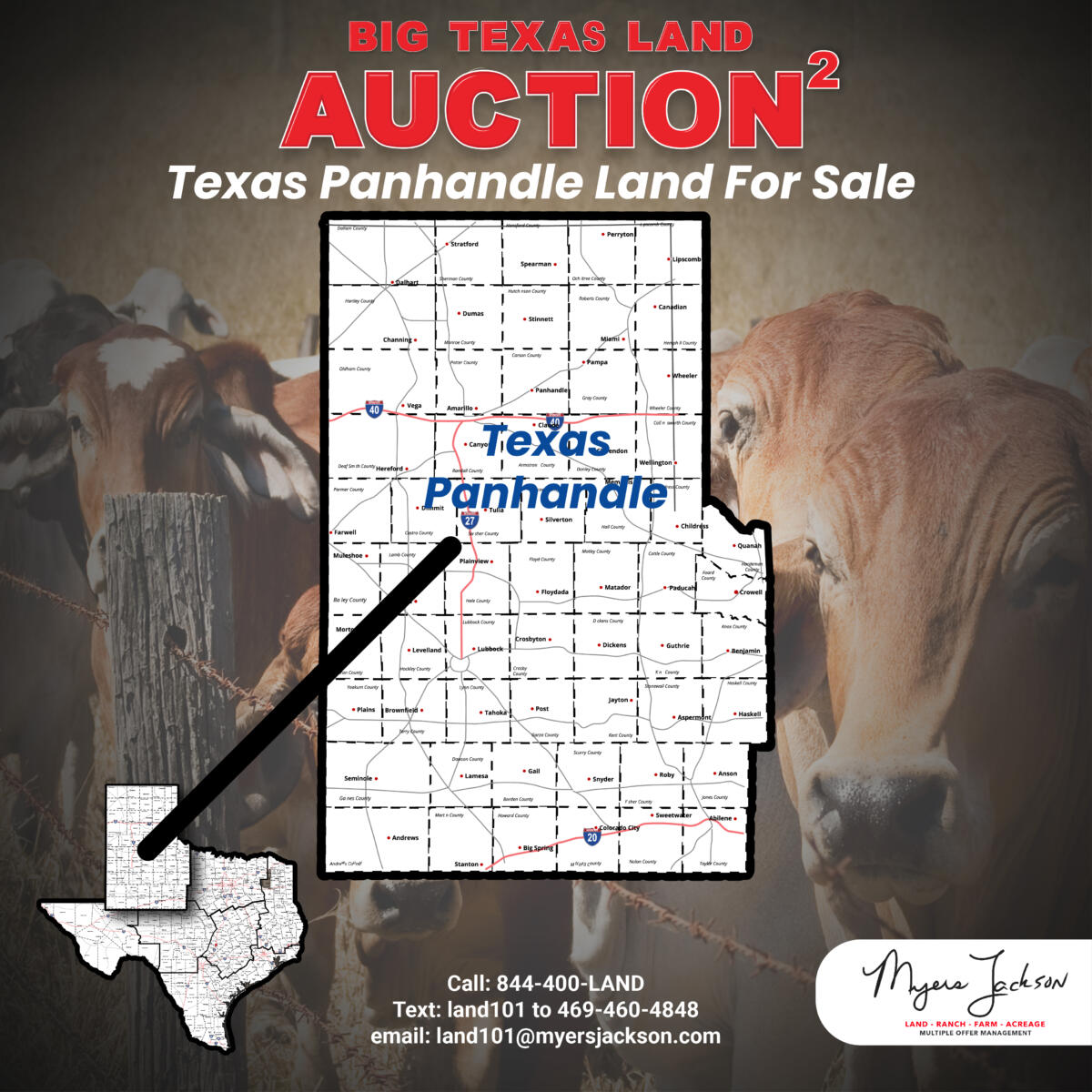 texas Pandhandle land auction 
