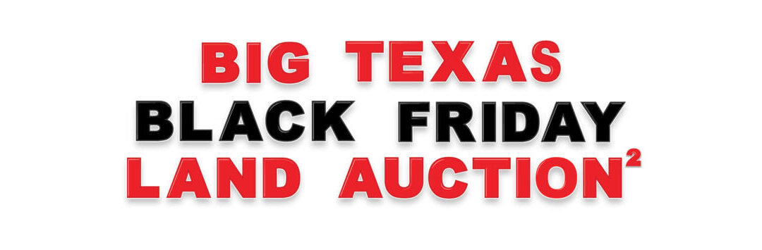 big texas black friday land auction