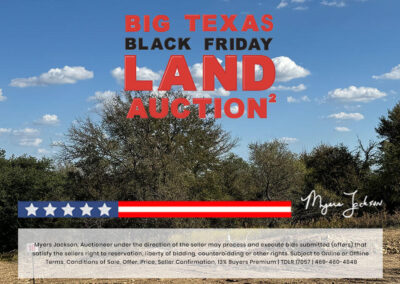 Big Texas Black Friday Land Auction