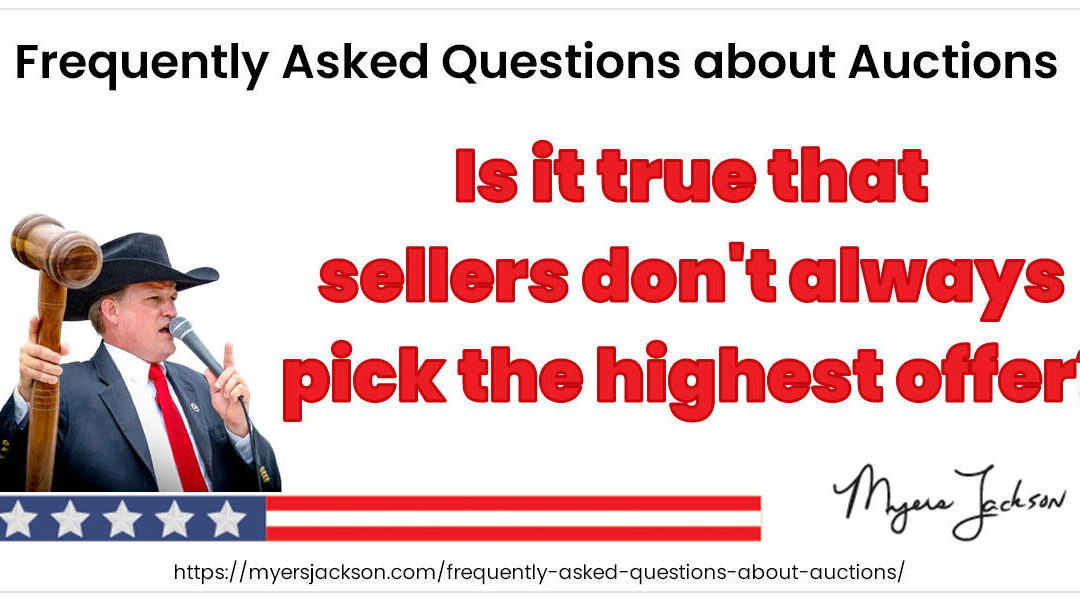 Is it true that sellers don't always pick the highest offer?