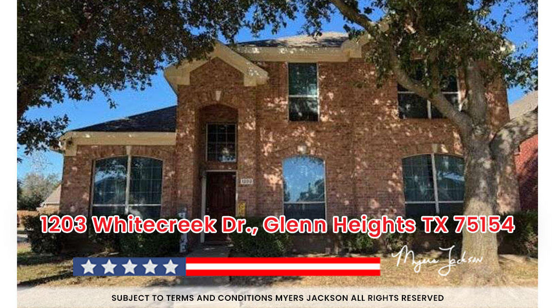 1203 Whitecreek Dr., Glenn Heights TX 75154