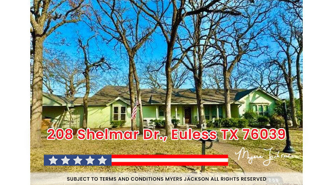 208 Shelmar Dr., Euless TX 76039