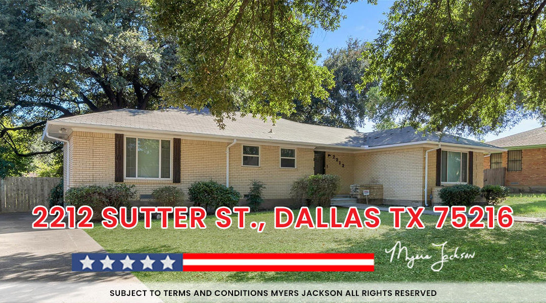 2212 Sutter St., Dallas TX 75216