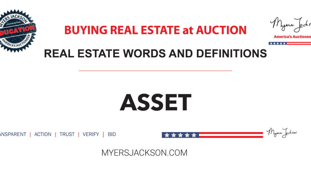 What qualifies as an Asset in real estate and financial evaluations?