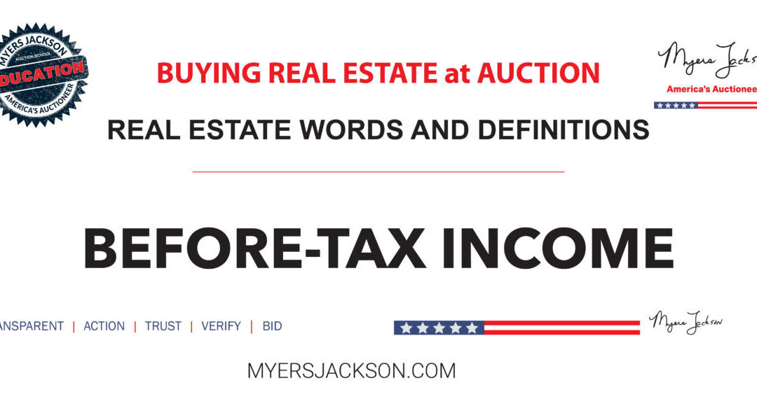 Why is Before-tax Income important when applying for a mortgage?