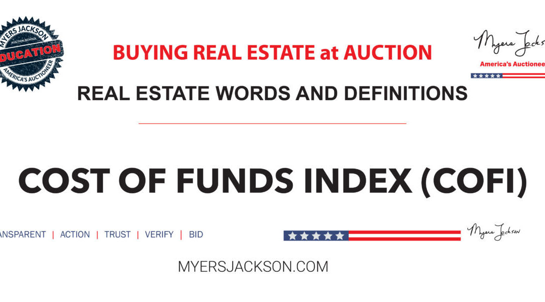 How does the Cost of Funds Index (COFI) influence adjustable-rate mortgage interest rates?