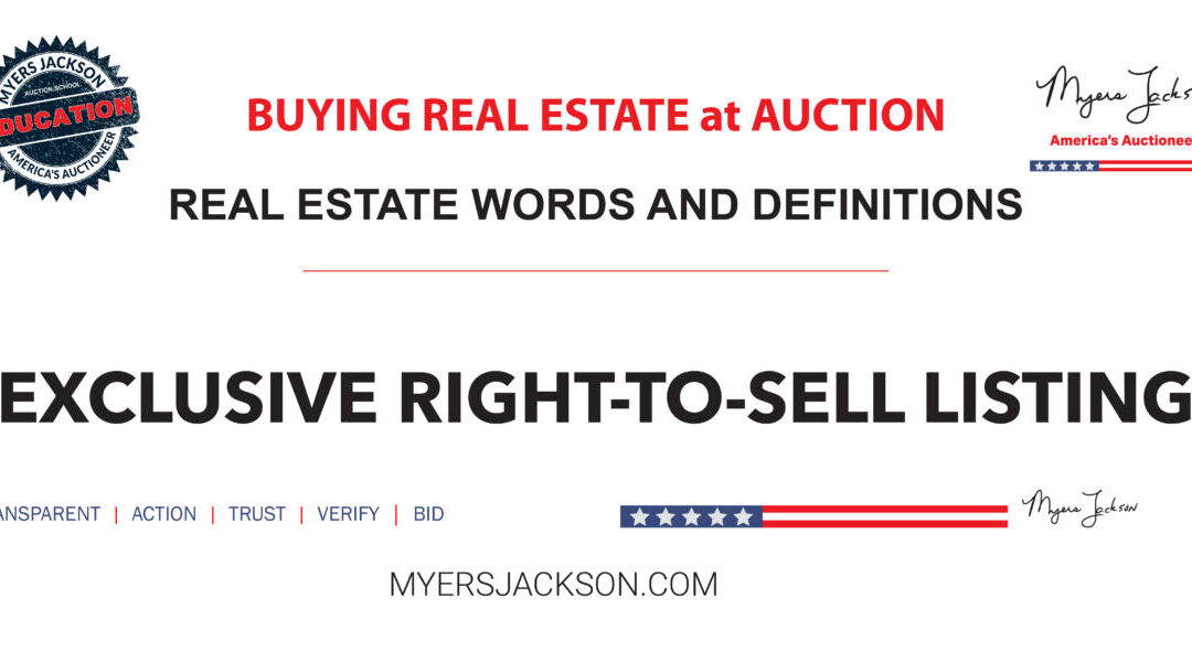 What is an Exclusive Right-to-Sell Listing and how does it benefit home sellers?