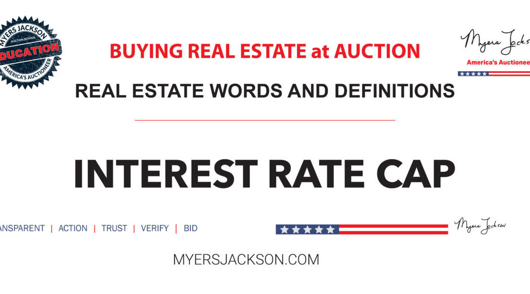 How does an Interest Rate Cap protect borrowers with adjustable-rate mortgages?