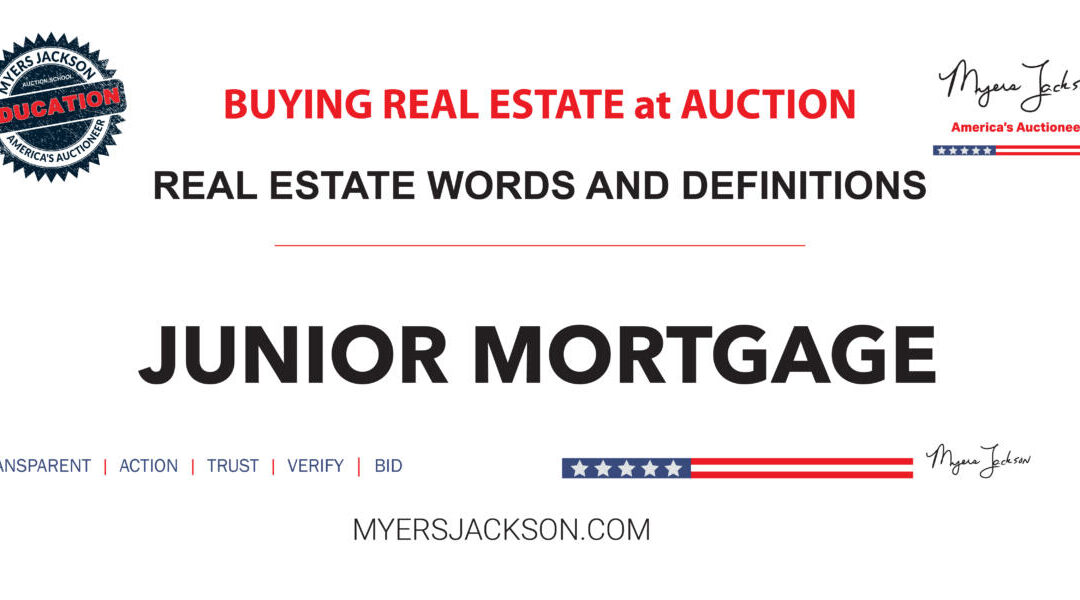 What is a Junior Mortgage and how does it differ from the primary home loan?