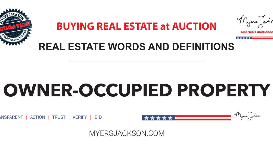 Why is an Owner-Occupied Property important in mortgage lending?