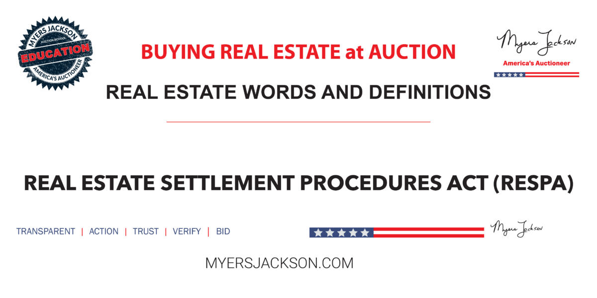 Real Estate Settlement Procedures Act (RESPA)